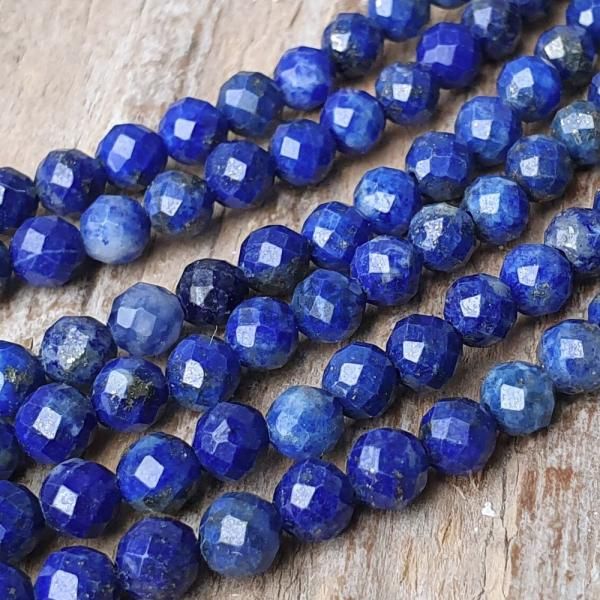 Lapis lazuli korlky 4mm brsen polnra