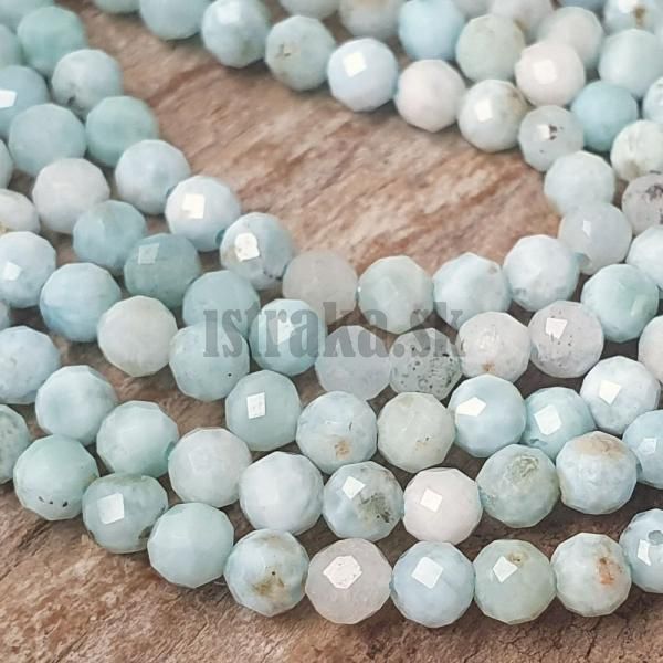 Larimar korlky 3mm brsen A kvalita polnra