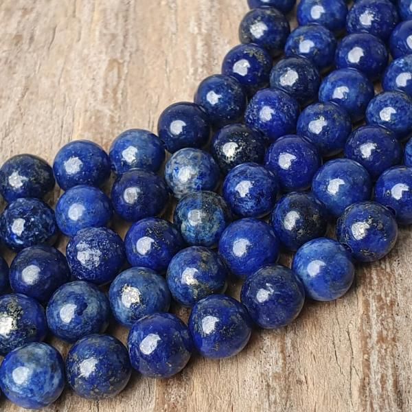 Lapis lazuli dofarbovan korlky 6mm leskl nra