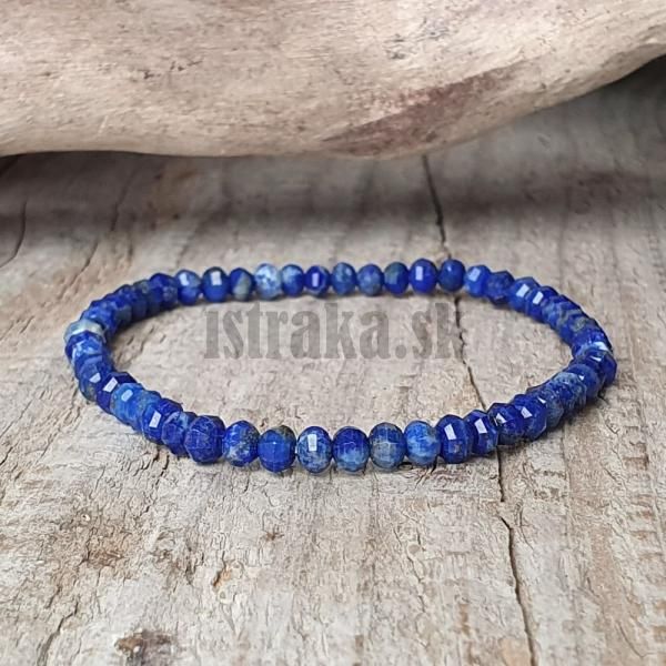 Nramok lapis lazuli 3x4mm brsen rondelky